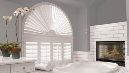 Shutters for Uniquely-Shaped Windows in San Antonio